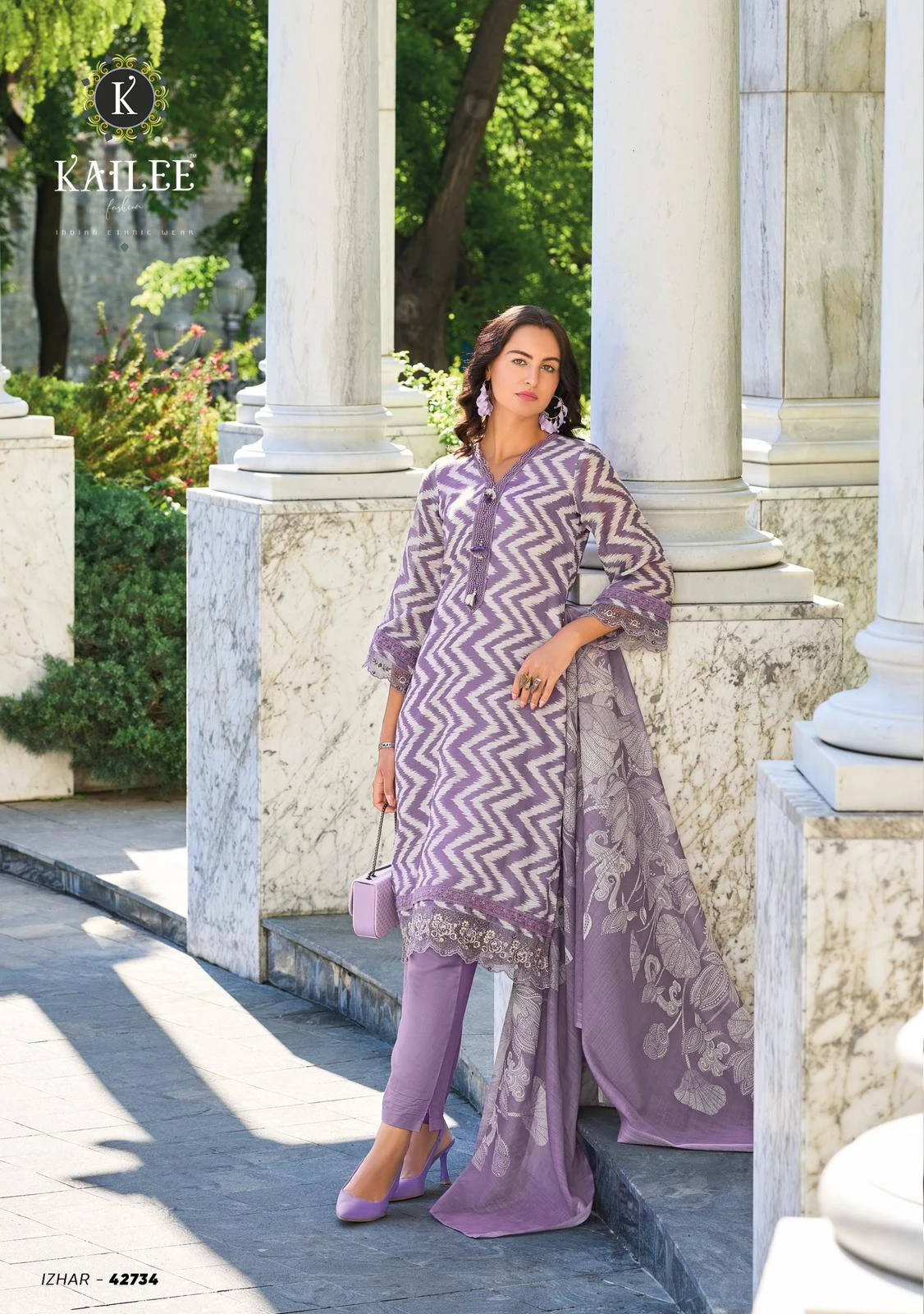 Kailee Fashion Izhaar Vol 3 Pure Linen Wholesale Pakistani Readymade Salwar Suit Catalog — Wholesale Pakistani Suits, Kailee Fashion wholesale from Surat - Gallery Image 6